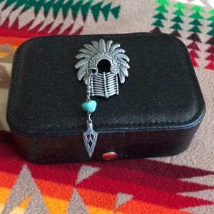 Western boho travel jewelry box